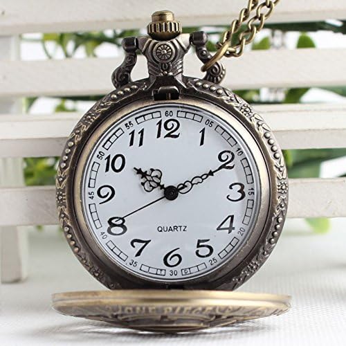 VIGOROSO One Piece Anime Vintage Antique Bronze Steampunk Quartz Pocket Watch