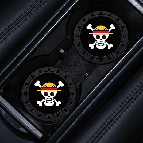 One Piece Anime Car Cup Holder Coaster